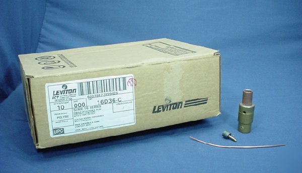10 leviton 16 series cam plug contact 400A 600V 16D36-c