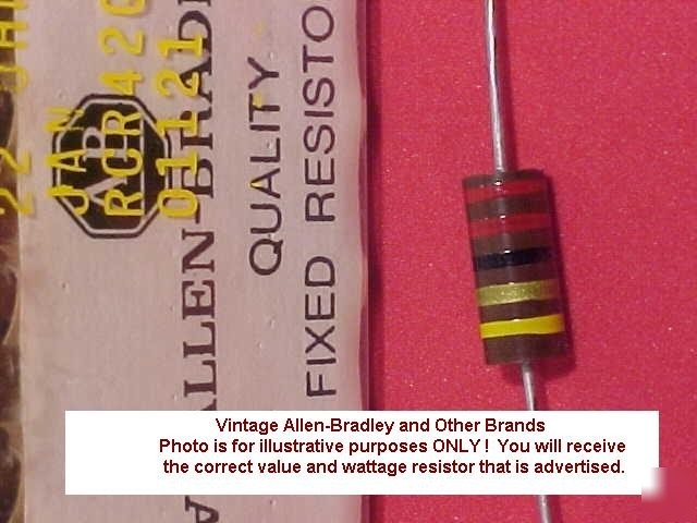 Allen bradley 5% 2W 15M ohm resistor RC42GF156J