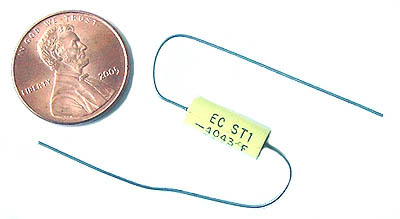 Axial film capacitors ~ .0043UF 25V 1% (40)