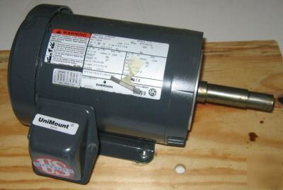 Emerson 1.5HP centifugal pump motor 208- 230/460 3PH