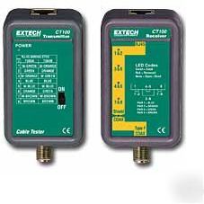 Extech CT100 Â¿ network cable tester - RJ45 & f type
