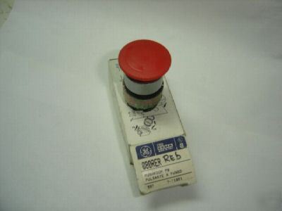General electric 080RER red push button switch 