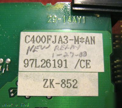 Syscon rkc rex-C400 temperature controller C400FJA3 