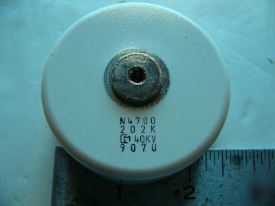 Tdk ultra high voltage doorknob capacitors lot of 2 ea