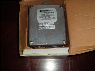 New barksdale pressure actuated switch B1T-H12SS 