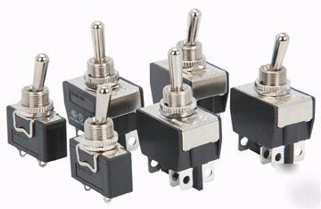 6 pc. ac toggle switch set rated 120/250 volts ac 