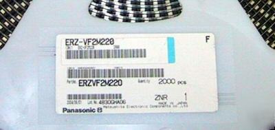 Znr VFM220 smd inductance ERZVF2M220 surge absorber 2K