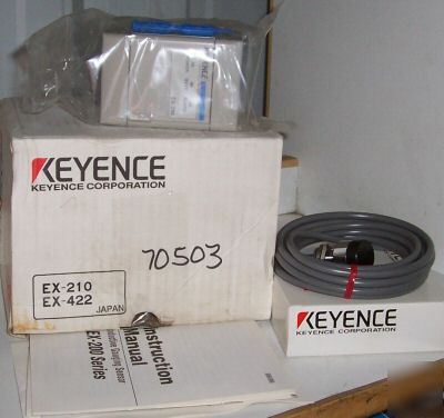 Keyence ex-200 series inductive guaging sensor 
