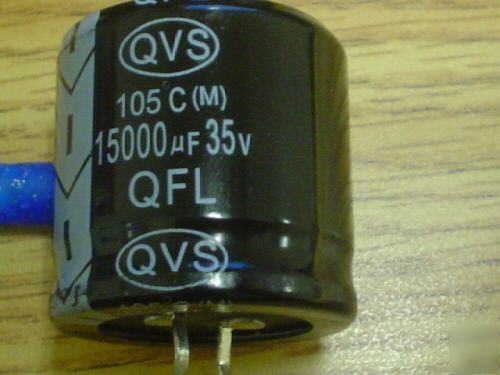 25 35V 15000UF mini high temp 105C snap in capacitors 