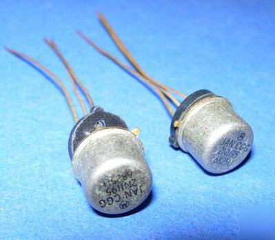 2N1195 jan mot vintage transistor collectible rare 1968