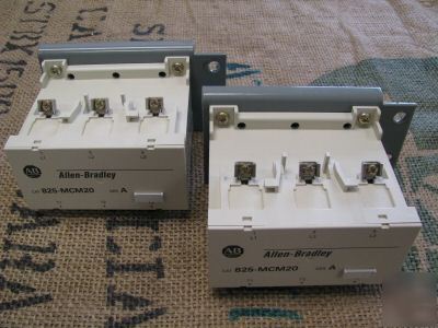 Lot of (2) 825-MCM20 allen-bradley converter modules 
