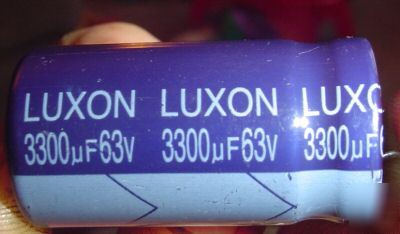 Luxon 63V 3300UF capacitor 10PCS