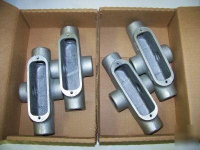 New lot crouse hinds conduit outlet body X38 1