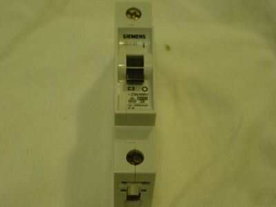Siemens 1 pole mini circuit breaker p/n 5SX4103-7 