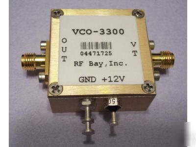 New coax voltage controlled oscillator 3200-3400MHZ, ,sma
