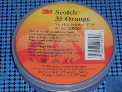 New scotch 35 orange vinyl electrical tape 3M 