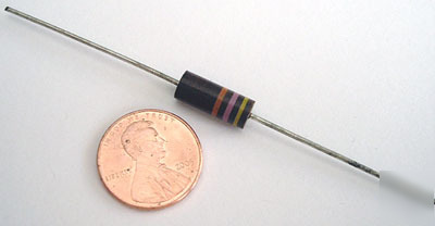 Stackpole carbon comp resistors 1W 47K ohm 10% (10)