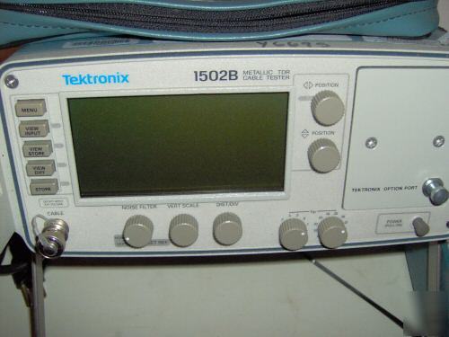 Tektronix 1502B metallic tdr cable tester w/ option 03