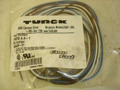 Turck fkfd 4.4-1 eurofast receptacle *huge lot of 133*