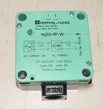 Pepperl & fuchs proximity sensor NJ50-fp-w-P4