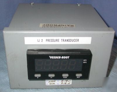 Dwyer 606B-30 pressure transducer & veeder root display