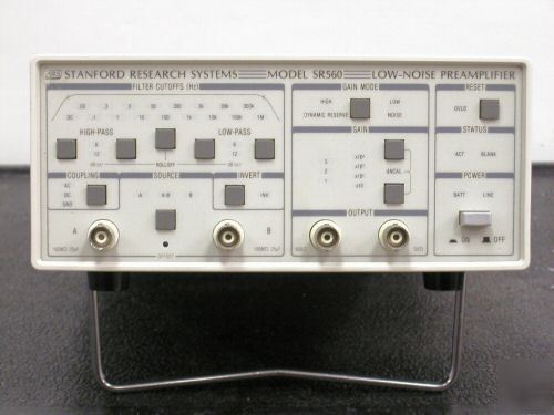 Stanford research systems srs SR560 preamplifier