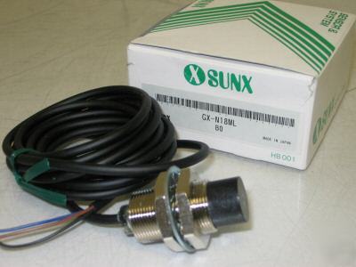 New sunx dc 3-wire inductive prox sensor gx-N18ML