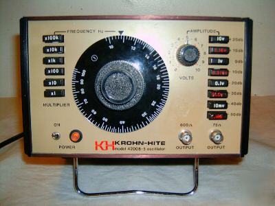 Krohn-hite 4200B 4200 b oscillator nice wow 