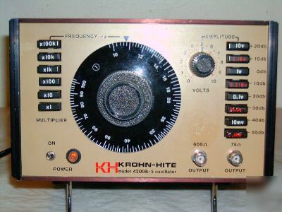 Krohn-hite 4200B 4200 b oscillator nice wow 