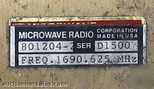  microwave associates transmitter MA6G-tx