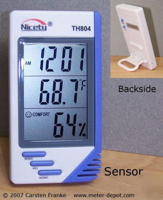 Temperature humidity meter - home inspection tool 04