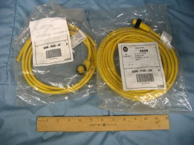 Pair of allen bradley ab 5-pin mini cable