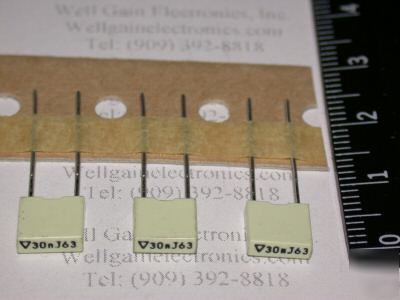 20X mallory S85303J63RAB 0.03UF 63V +/-5% mp capacitor