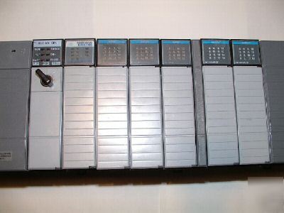 Allen bradley slc 5/04 complete system w/10 slot rack 