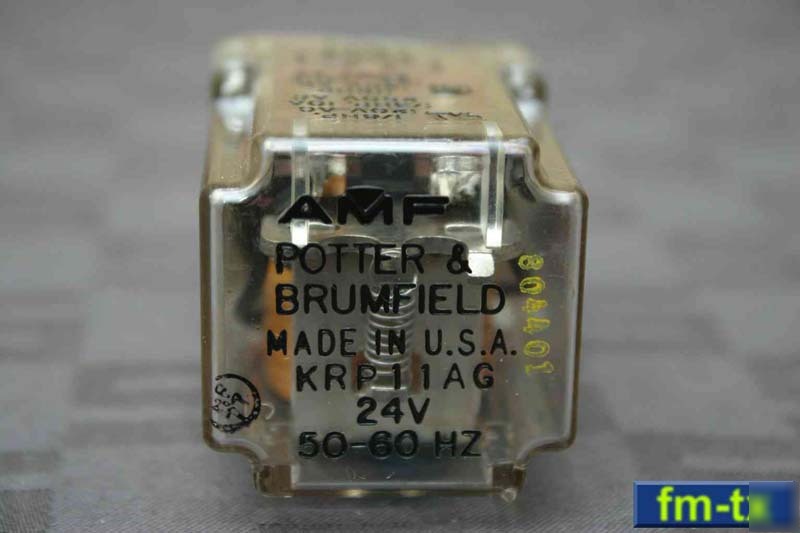 Amf - potter & brumfield - KRP11AG dpdt 8 pin octal 24V