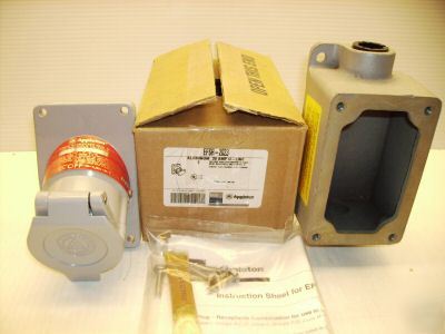 Appleton hazardous location receptacle efsr-2023 20 amp