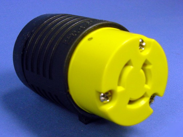 10 p&s turnlok locking connectors 20A 125/250V non-nema