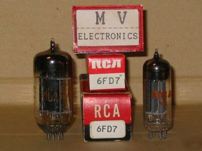 2 tubes 6FD7 rca - valvole rÃ¶hren lampes valvulas