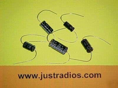 25UF at 50 volts axial electrolytic capacitors qty=20