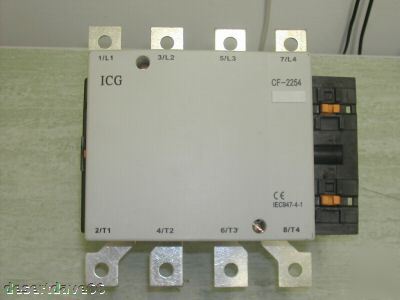 3 phase contactor 4 pole 110KW(250A) @ 415V, 220V coil 