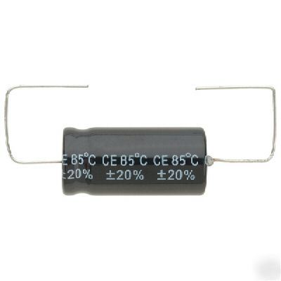 47UF 450V 85 deg axial electrolytic capacitors x 10 