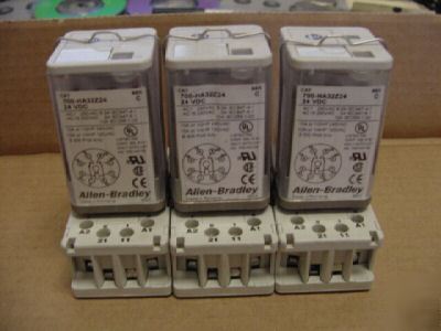 Allen bradley 700-HN100 with 700-HA32Z24 24V qty (3) >