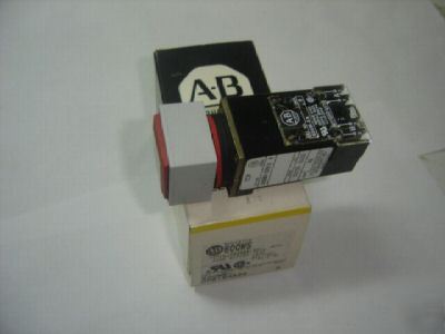 Allen bradley 800MS-CPB16RA20 ill p.b. ex head red 