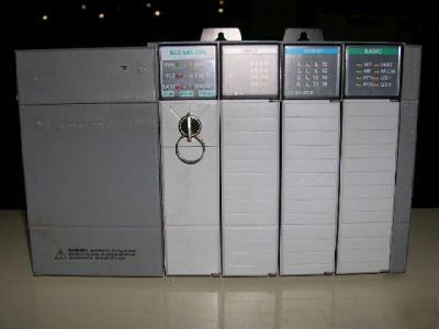 Allen bradley slc 500 4 slot rack plc