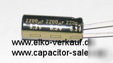 Capacitor 6.3V 2200UF 10MM low-esr mainboard repair
