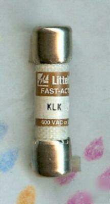 Littelfuse klk 3 fast acting fuse 3 amp 600 volt fuse