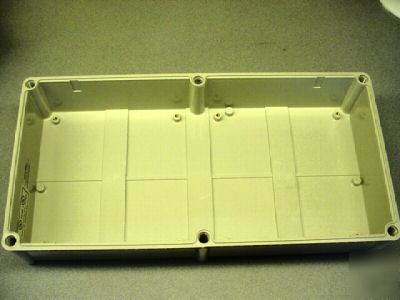 Non-metallic nema 4X IP67 enclosure 22X11X5 screw cover