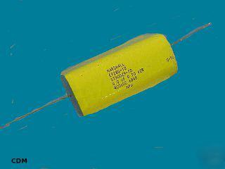 Capacitor, marshall EP28G, 4.0UF 2% 400V, mylar film