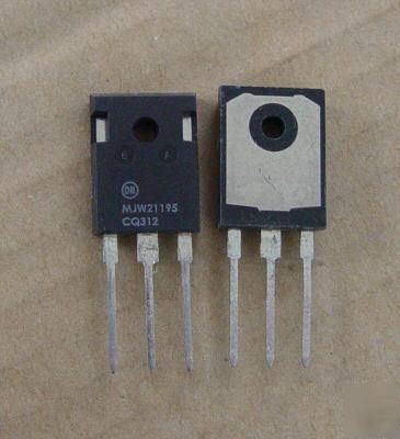 1X MJW21195 +1X MJW21196 audio out transistor to-247 