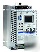 Ac tech sensorless vector drive inverter 7.5 hp vfd vsd